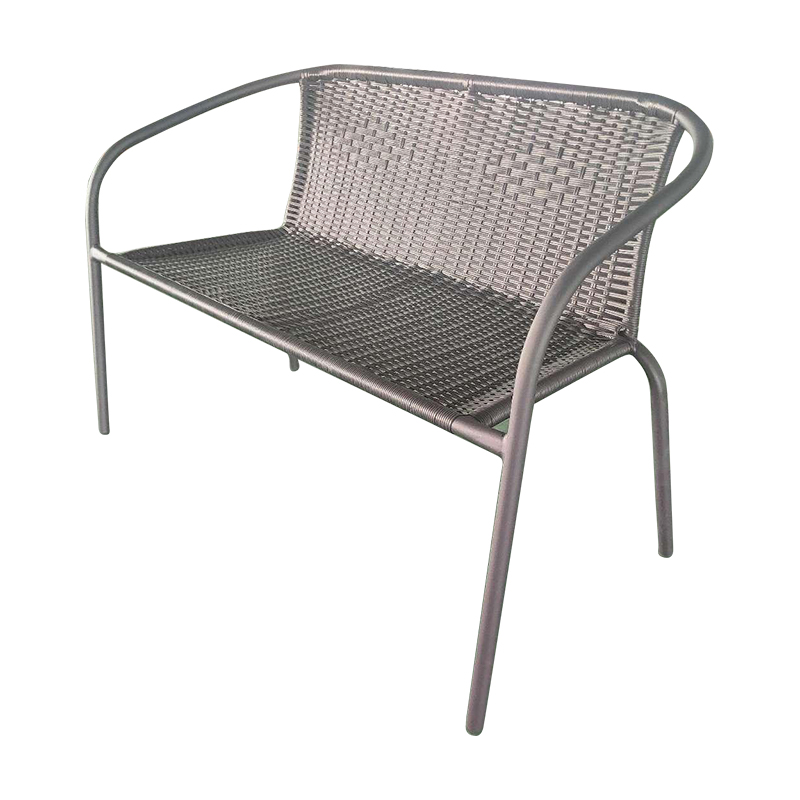 Doppelter Patio-Garten-Rattan-Sessel